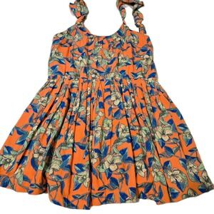 Free People Dear You Backless Mini Dress Bohemian Lined With Pockets Size XS